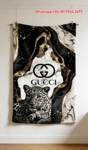 Gucci Leopard Marble throw Blanket Gucci Marble Jaguar Tapestry IMG_2727